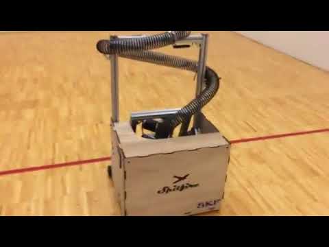 Meet SPITFIRE - the prototype racquetball practice system