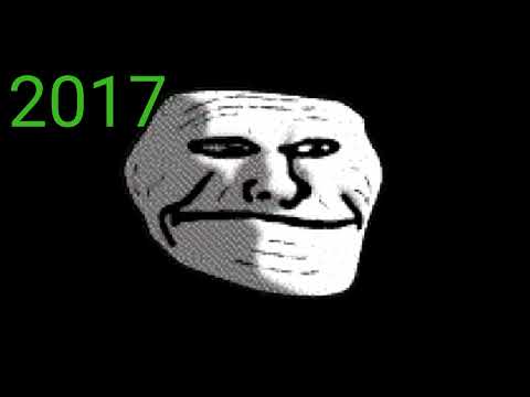 Evolution of Troll face (2010-2022)