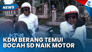 Dedi Mulyadi Tegur Keras Bocah SD Naik Motor di Subang, Sempat Dibikin Kesal Siswa