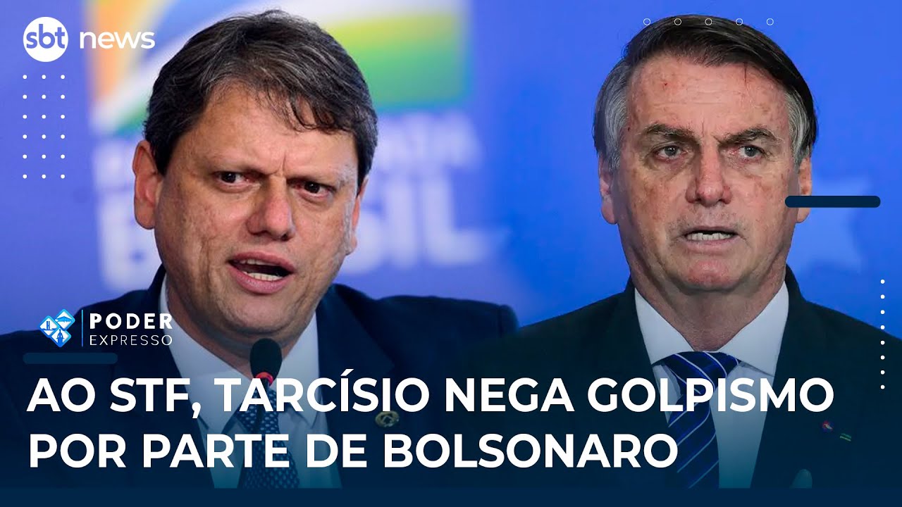 Ao STF, Tarcísio nega golpismo por parte de Bolsonaro | SBT News