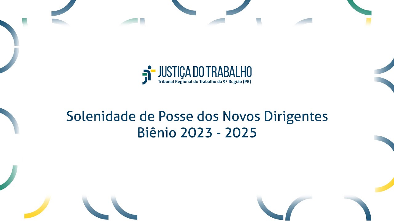 Solenidade de Posse dos Novos Dirigentes do Tribunal Regional do Trabalho da 9ª Região - Paraná