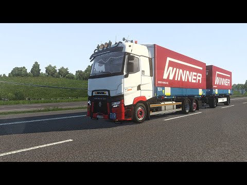 Euro Truck Simulator 2 | ETS2 1.47 | Renault Range T Evolution | Kiel (D) to Helsingborg (S)