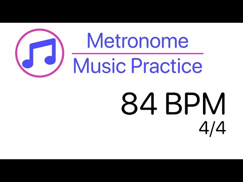 Metronome 84 BPM 4/4