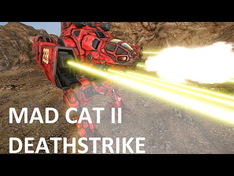 Mad Cat MK II Deathstrike. Deadly game of cat and mouse in the labyrinth. Mechwarrior Online (MWO).