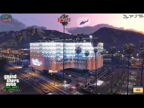 GTA 5 ONLINE The Contract DLC Gameplay Walkthrough Part 3 [4K 60FPS PS5] - No Commentary