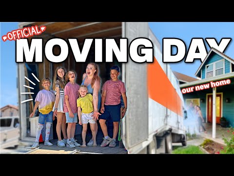 *OFFICIAL* MOVING DAY - moving our ENTIRE life in 17 hours straight 🥺 (DREAM HOME)