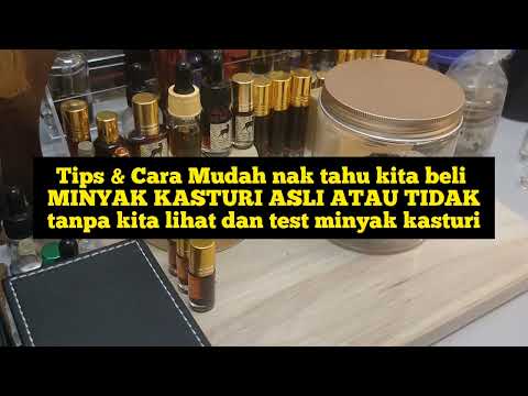 Salah satu Tips & cara Mudah untuk Kita tahu yang kita beli Minyak Kasturi Kijang asli & Sintetik