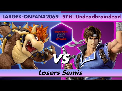 Center Stage #14 - GUMP2 LARGEK-ONFAN42069 (Bowser) vs SYN Undeadbraindead (Belmont) -Smash Ultimate