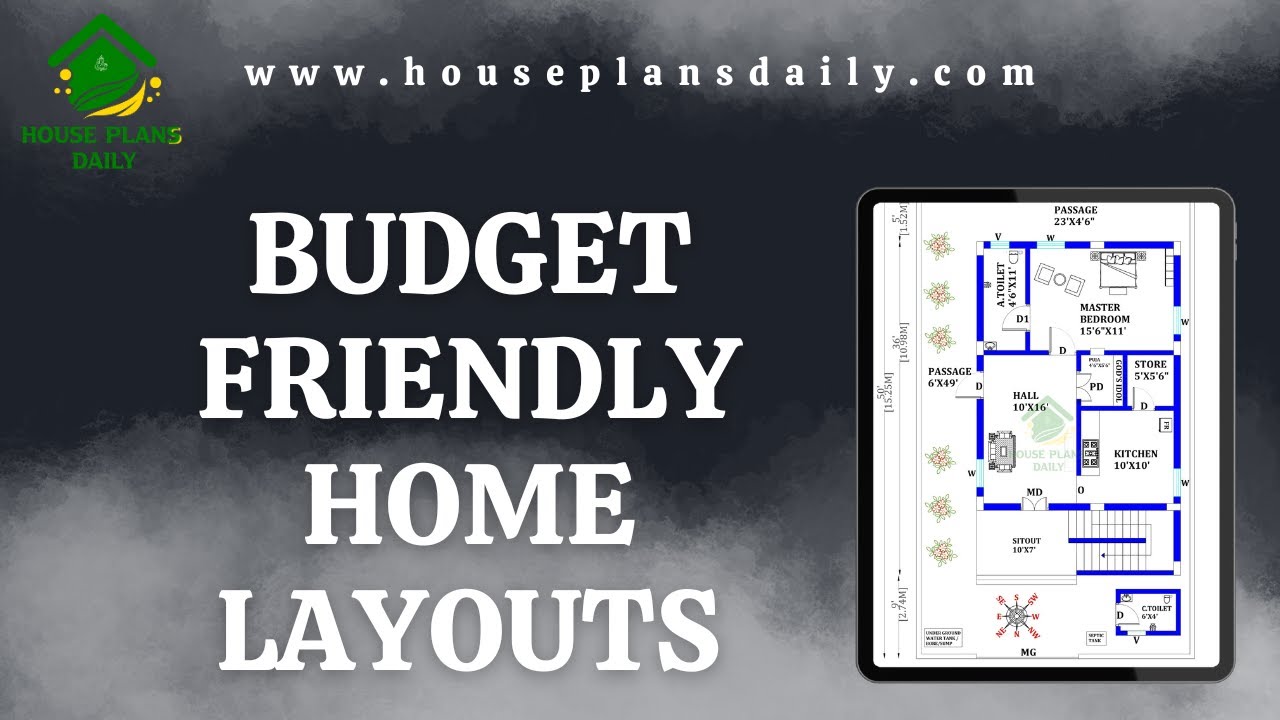 Budget Friendly Home Layouts | Low Cost House Plans | Small Home Design Ideas