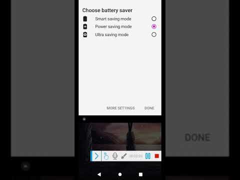 how to change power saving mode in android mobile s
