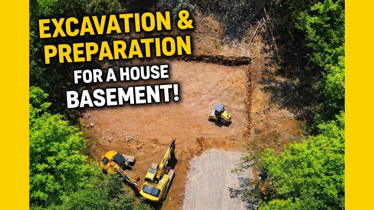 INSANE Excavation! Rock Breaking, Land Raising & New House Foundation Prep 🚧