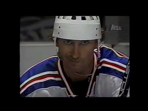 Wayne Gretzky's Playoff Hat Trick vs Panthers | MSG Feed | FLA v NYR | April 23rd, 1997