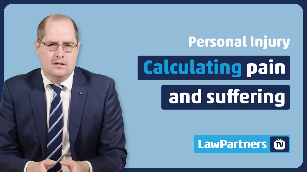 Pain and suffering calculator | Law Partners