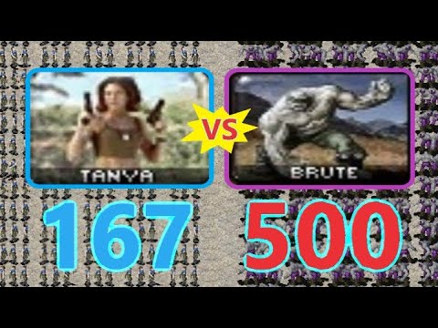 Tanya vs Brute - Same Cost - Red Alert 2