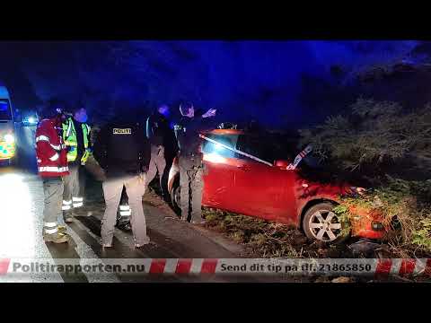 26-årig kvinde sigtet for narko og spirituskørsel: Bil endte på siden