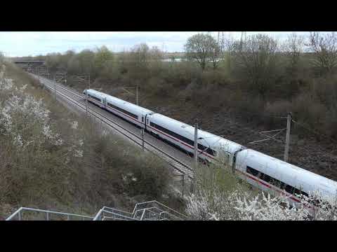 ICE 4 "XXL" 250 Km/h @ Pulverdinger Tunnel 4K