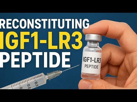 How to Reconstitute IGF1-LR3 Peptide (Step-by-Step Beginner Guide)