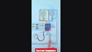 2 Channel Relay Module Signal Simulation without Arduino #shots