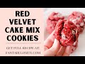 Red Velvet Cake Mix Cookies Recipe