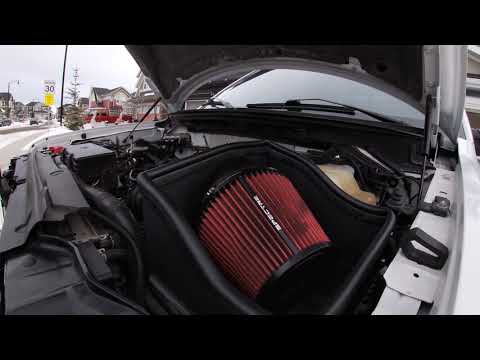 Spectre Cold Air intake review 2011 F-150 5.0 Video #1