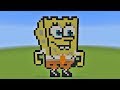 How To Build Spongebob Squarepants Pixel Art In Minecraft