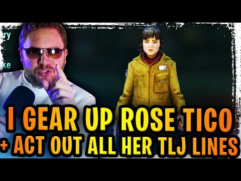 My Worst Moment in SWGoH! I Gear Rose Tico While Acting Out All Her Lines from The Last Jedi