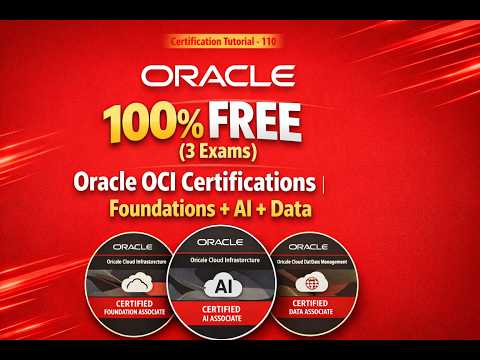 100% FREE (3 Exams) Oracle OCI Certifications | Foundations + AI + Data 🚀 #oraclecloud #oci #free