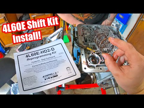 Building a 4L60E for Power! (Part 3) TransGo 4L60E-HD2-D Shift Kit Install!
