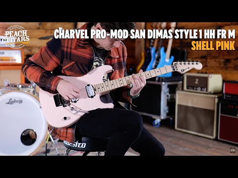 No Talking...Just Tones | Charvel Pro-Mod San Dimas Style 1 HH FR M | Maple - Shell Pink