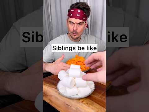 How to keep peace at home by SHARING SNACKS with your SIBLING properly?😭❤️🍟| CHEFKOUDY