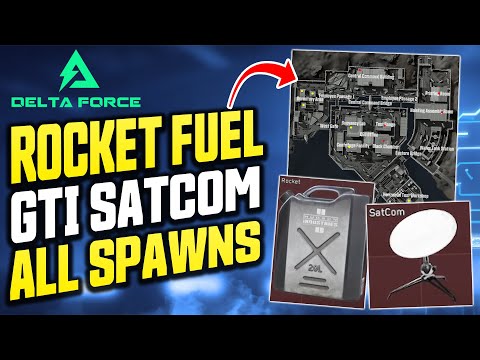 How To Find Rocket Fuel & Satcom on Space City in Delta Force - ALL SPAWN LOCATIONS