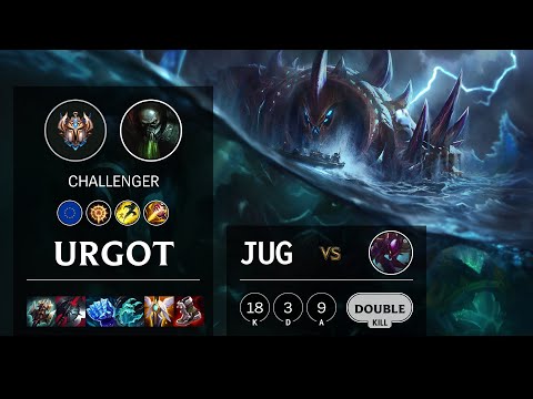 Urgot Jungle vs Kha'Zix - EUW Challenger Patch 11.15