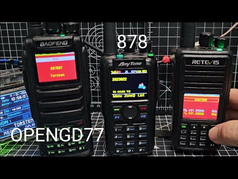 OpenGd77 & Anytone 878 DMR