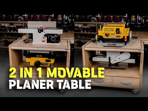 2 in 1 Movable Rotary Table / Automatic Planer, Surface Planer / DIY