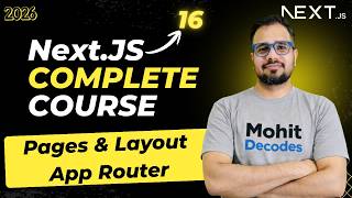NextJS Tutorial #9 - Pages & Nested Layouts