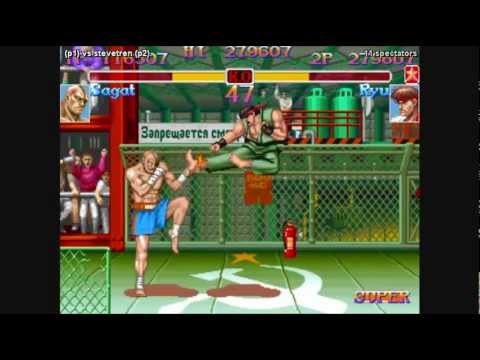 GGPO SSF2T - Ultracombo(USA) Vs SteveTren(USA) - FT10 - Money Match