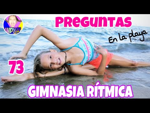 73 preguntas haciendo GIMNASIA RÍTMICA en la playa/ El mundo de Indy 