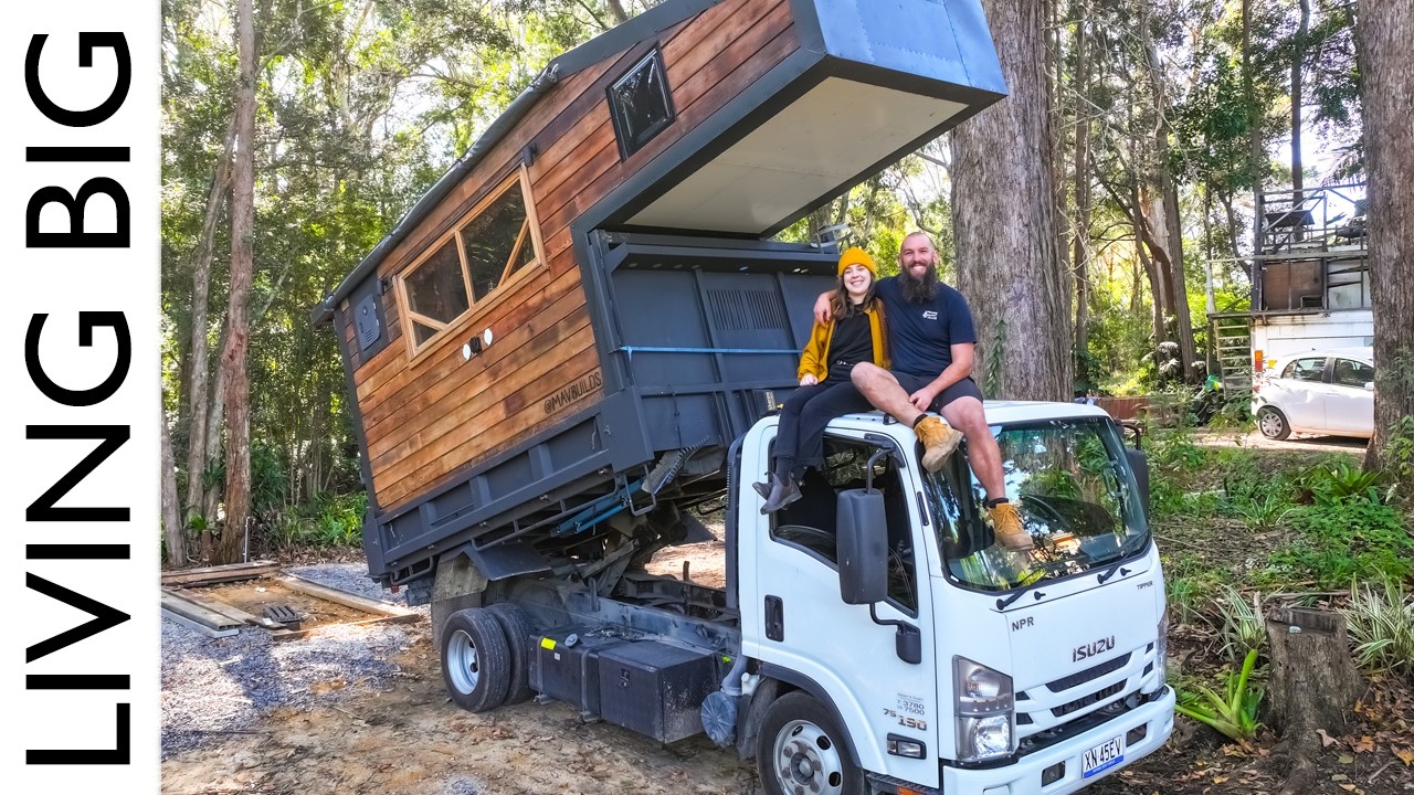 They Built a Tiny House on a Dump Truck!? 🤪 This is WILD!