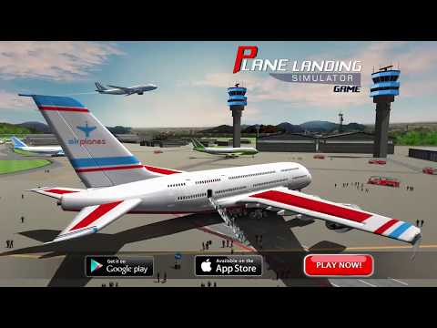 City Pilot Plane Landing Sim video