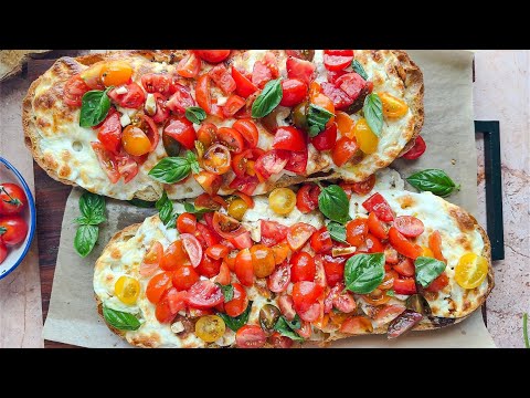 Garlic Bread Bruschetta