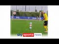 Erling Haaland shows unbelievable skill during Dortmund training session