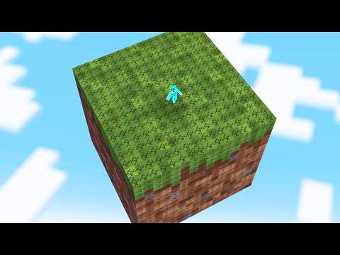 Craftee - Minecraft but there’s Only One Giant Block
