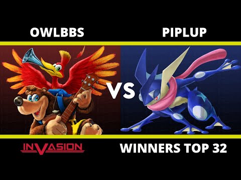 Invasion: Winners Top 32 - Owlbbs (Banjo) Vs Piplup (Greninja)