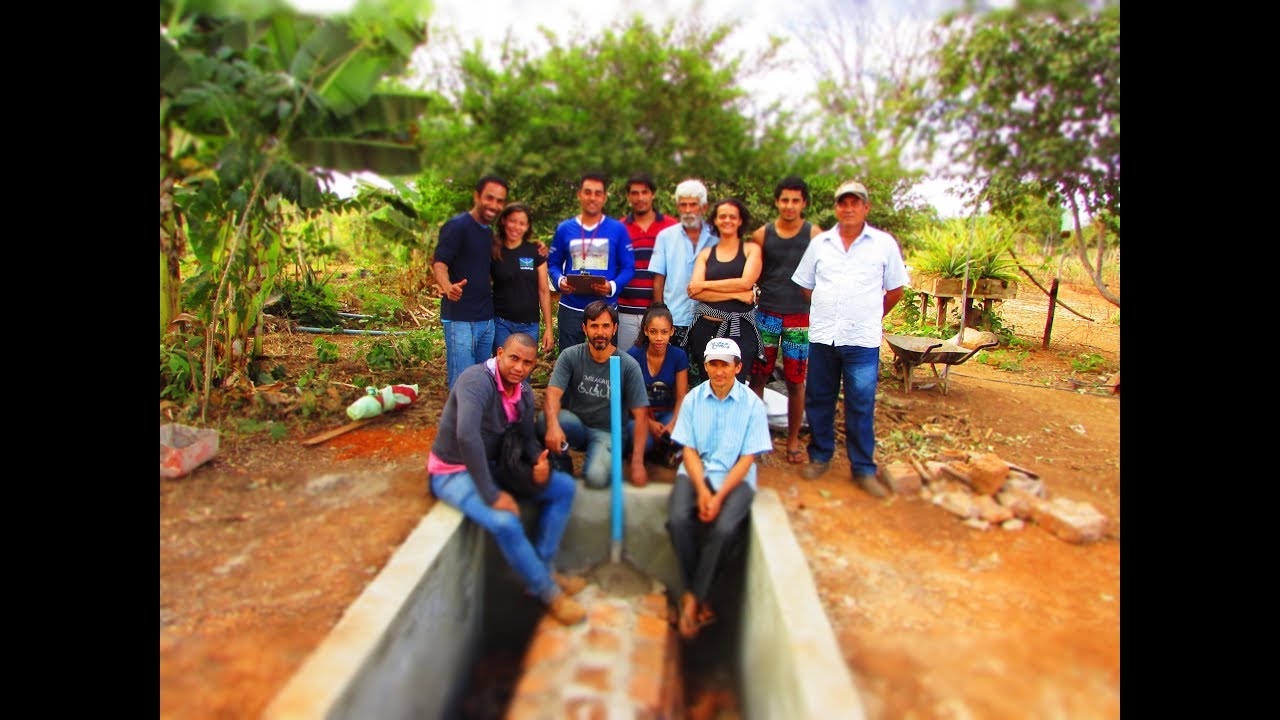 BET - Bacia de Evapotranspiração ou Canteiro Bioséptico | Sisteminha Embrapa adaptado em São Vicente