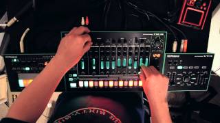 Roland Aira TR-8/TB-3/VT-3/Mini KP Live Techno Jam 