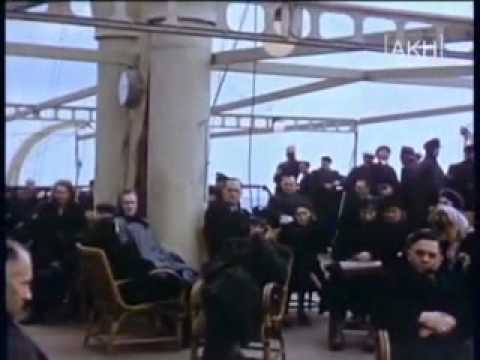 Cruising onboard the KdF Liner 'Robert Ley' in 1939. Color Footage!