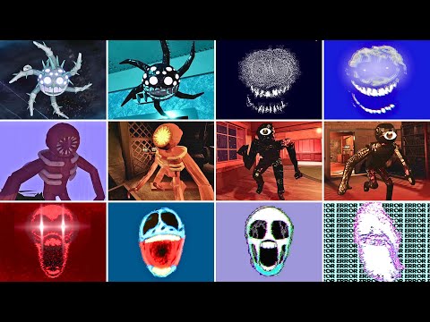 DOORS : The Lost Floors VS The Lost Mines - All Jumpscares and All Cutscenes | ROBLOX