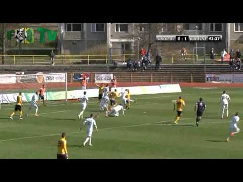 SESTŘIH: FK Baník Sokolov - MFK OKD Karviná 1:1 (0:1) 19.4.2015