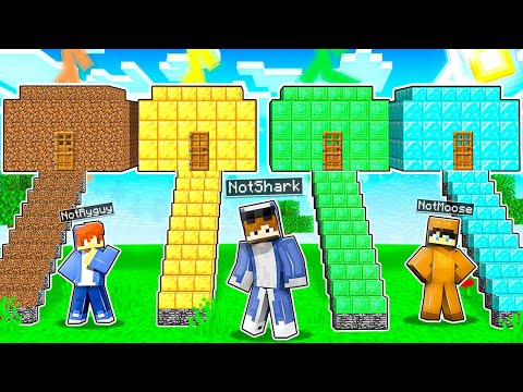 DO NOT CHOOSE THE WRONG HOUSE in MINECRAFT