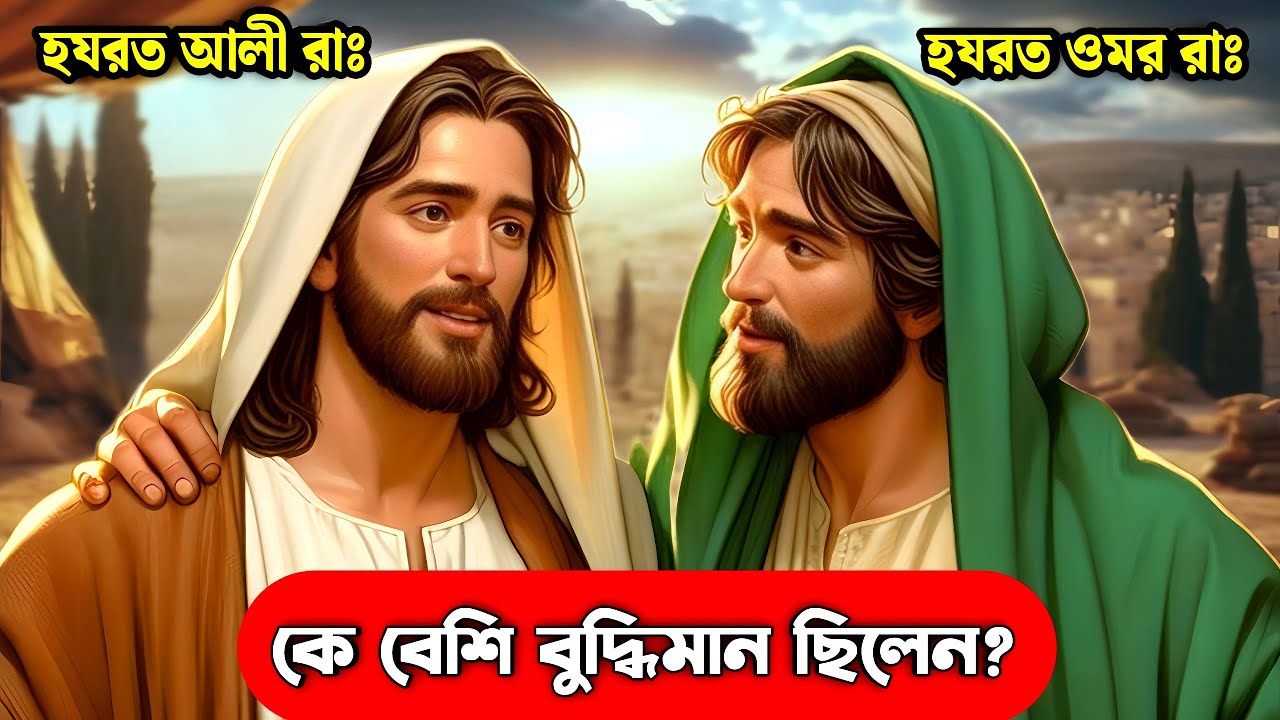 হযরত আলী রাঃ ও হযরত ওমর রাঃ দুজনের মধ্যে কে বেশি বুদ্ধিমান ছিলেন? সেই কাহিনী | JULFIKAR ALI